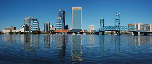 Jacksonville Skyline pano
