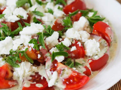 tomato with mint