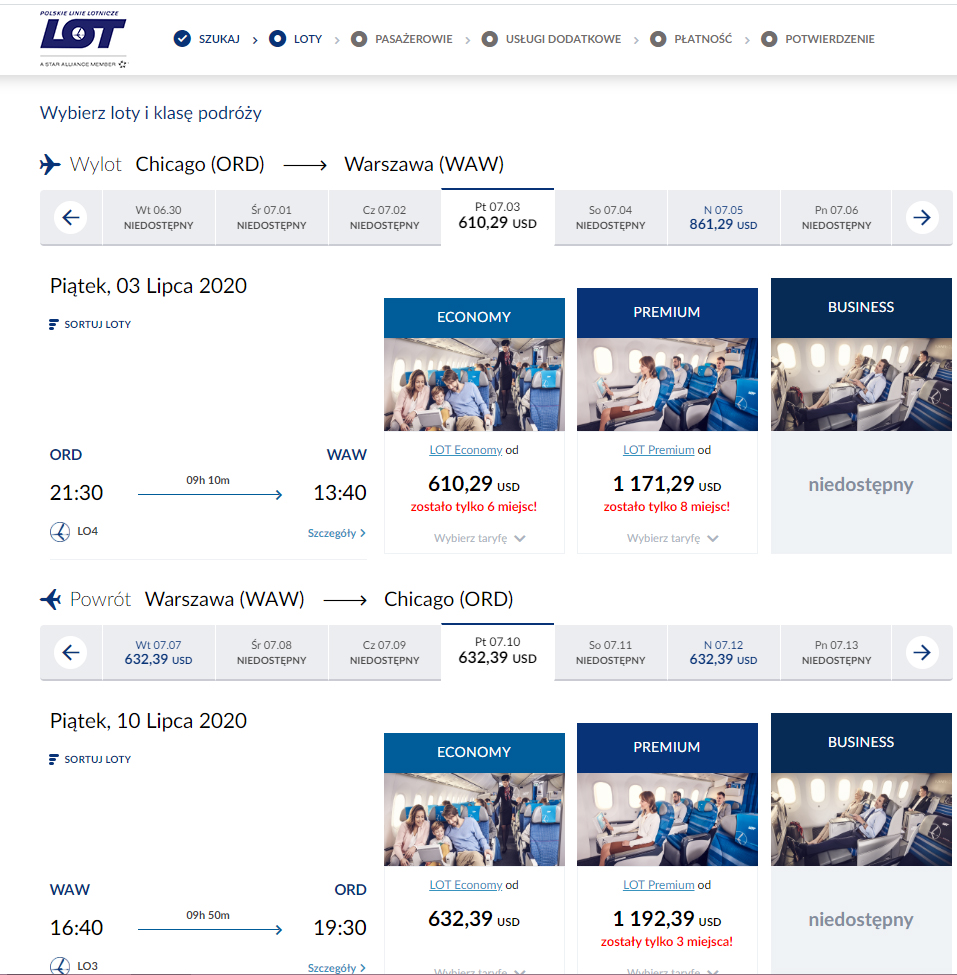 REZERWUJ LOTY NA LOT COM visual data 6