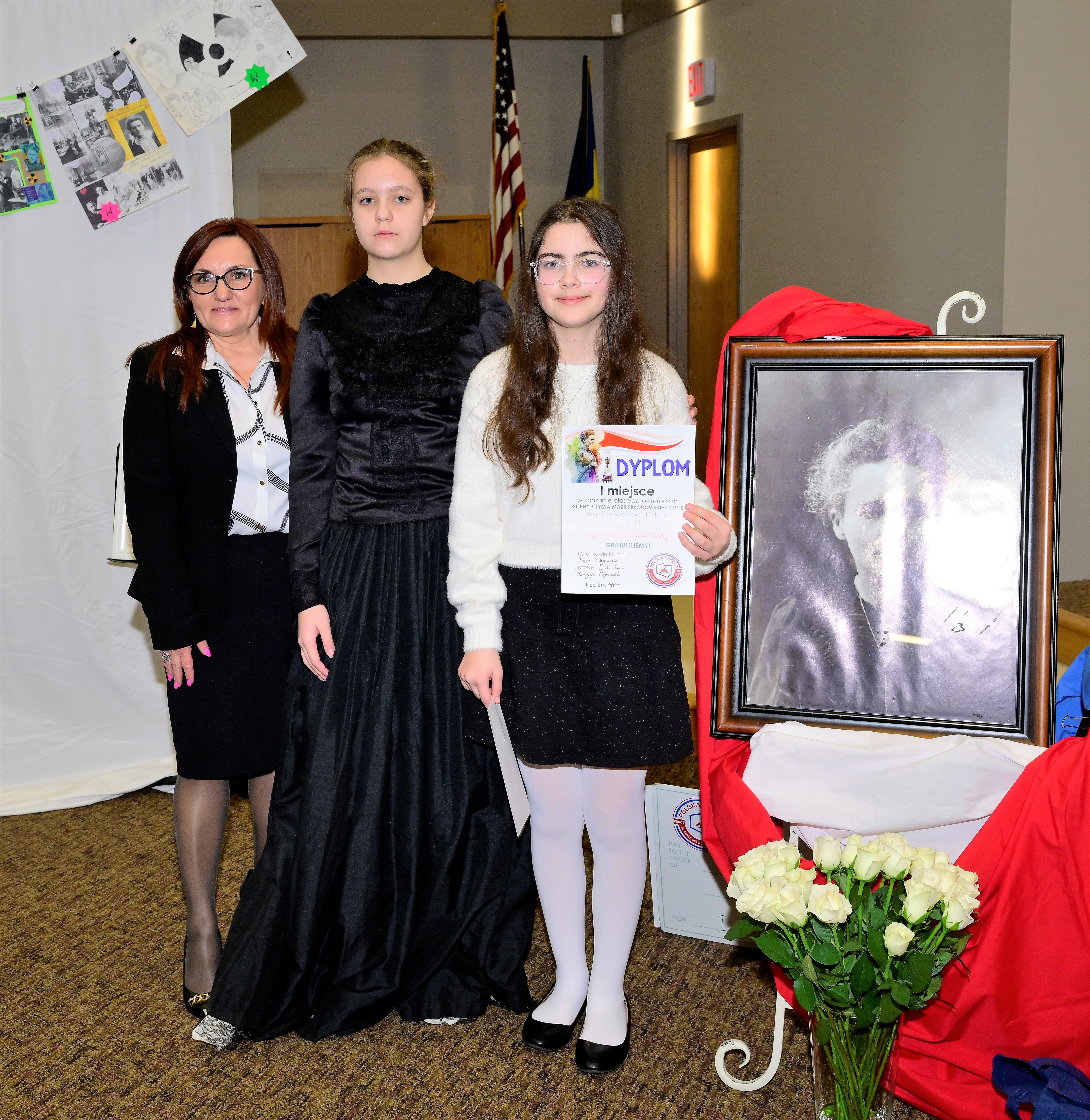 “Sceny z życia Marii Skłodowskiej Curie”