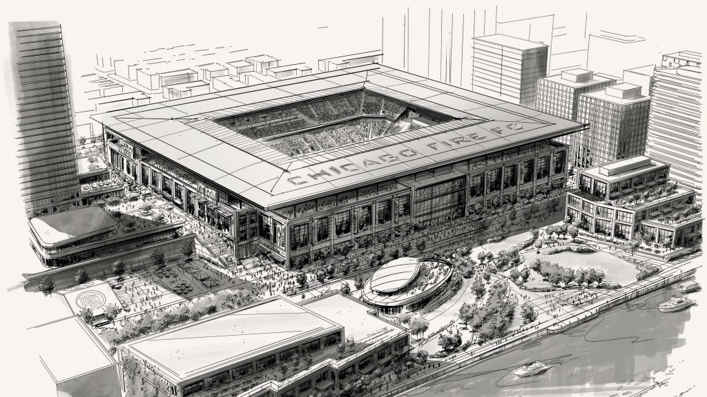 Chicago Fire wybuduje nowy stadion w dzielnicy South Loop