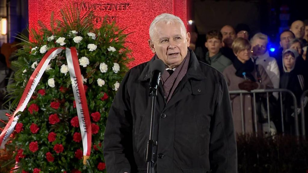 Jarosław Kaczyński w Święto Niepodległości: potrzebna narodowa jedność patriotów