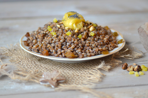 Kutia lubelska z prażoną kaszą i makiem