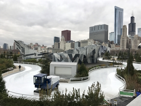 Maggie Daley Ice Ribbon – zimowa magia Chicago na łyżwach