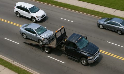 Kierowca lawety oskarżony o kradzież aut