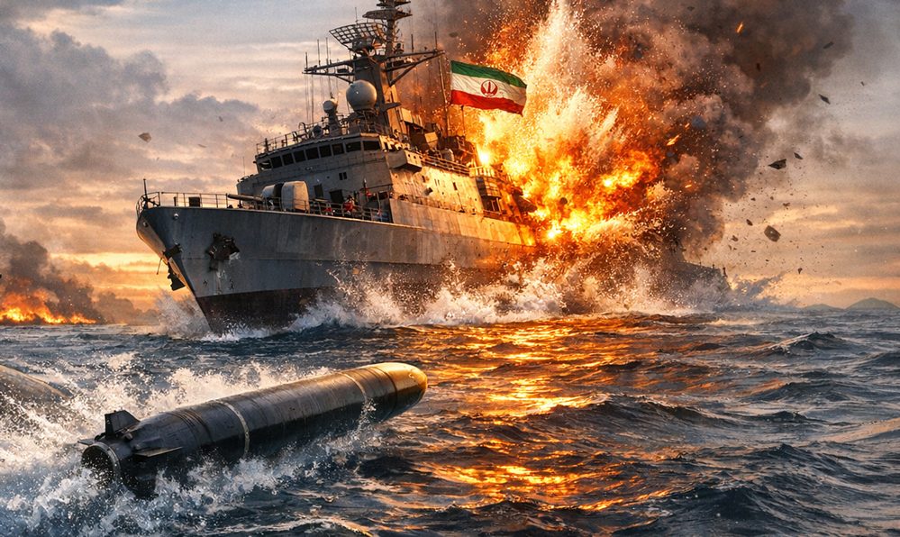 Amerykański okręt podwodny storpedował irański statek na Oceanie Indyjskim. Zginęło co najmniej 87 marynarzy