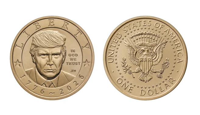 Moneta z Donaldem Trumpem trafiła do sprzedaży