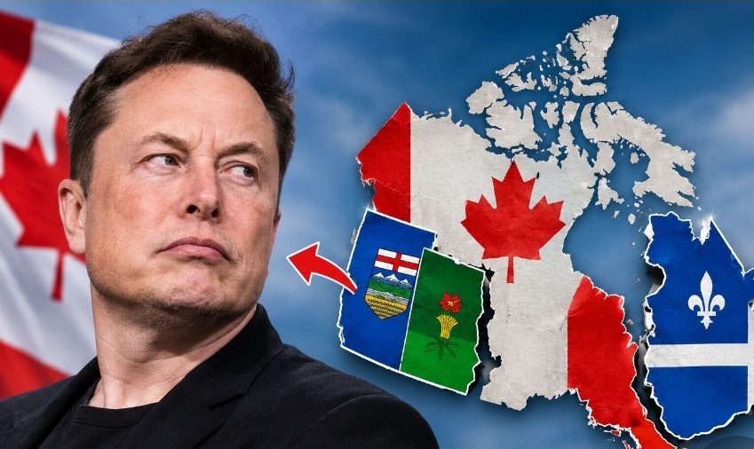 Elon Musk: Quebec Alberta i Saskatchewan powinny się odłączyć od Kanady. Byłoby im lepiej